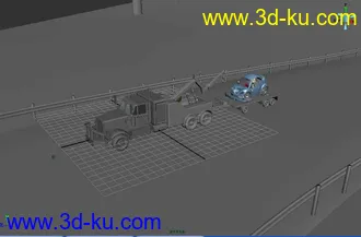 3D打印模型高精细巨型卡通场景（骨骼已绑定+灯光材质）的图片