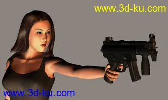 3D打印模型MP5K 机枪  ( 不包括 李嘉欣 )的图片