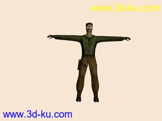 3D打印模型多个游戏(男女角色)贴图效果爽亏爽,,的图片