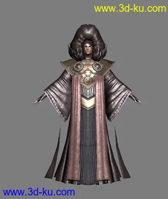 3D打印模型多个游戏(男女角色)贴图效果爽亏爽,,的图片