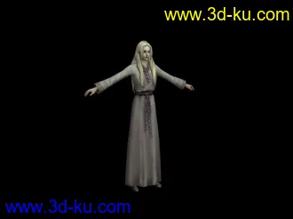 3D打印模型多个游戏(男女角色)贴图效果爽亏爽,,的图片