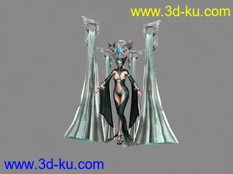 3D打印模型多个游戏(男女角色)贴图效果爽亏爽,,的图片