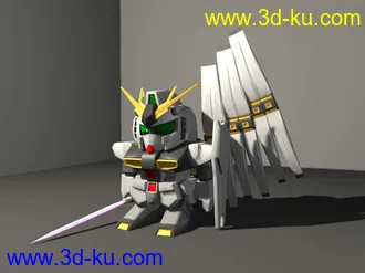 3D打印模型Q版Nu高达的图片