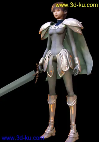 大剑claymore 3D模型（maya格式）的图片