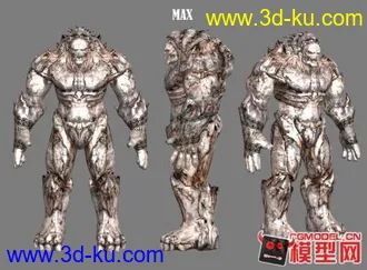 3D打印模型战争机器四大BOSS今日更新最后一个~巨龙兽震撼登场!!的图片