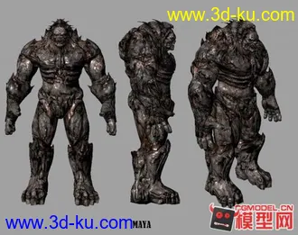 3D打印模型战争机器四大BOSS今日更新最后一个~巨龙兽震撼登场!!的图片