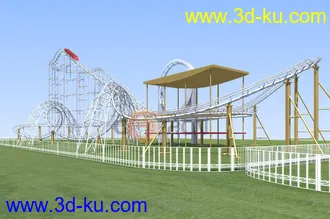 3D打印模型过山车的图片