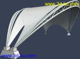 3D打印模型张拉膜的图片