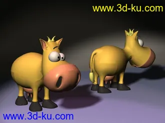 3D打印模型卡通一套的图片