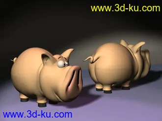 3D打印模型卡通一套的图片