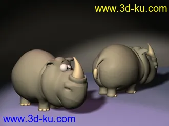 3D打印模型卡通一套的图片