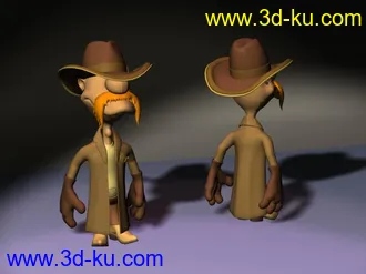 3D打印模型卡通一套的图片