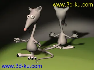 3D打印模型卡通一套的图片