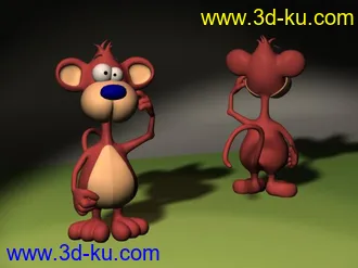 3D打印模型卡通一套的图片