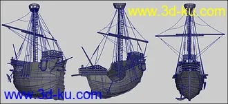 3D打印模型一艘不错的船的图片