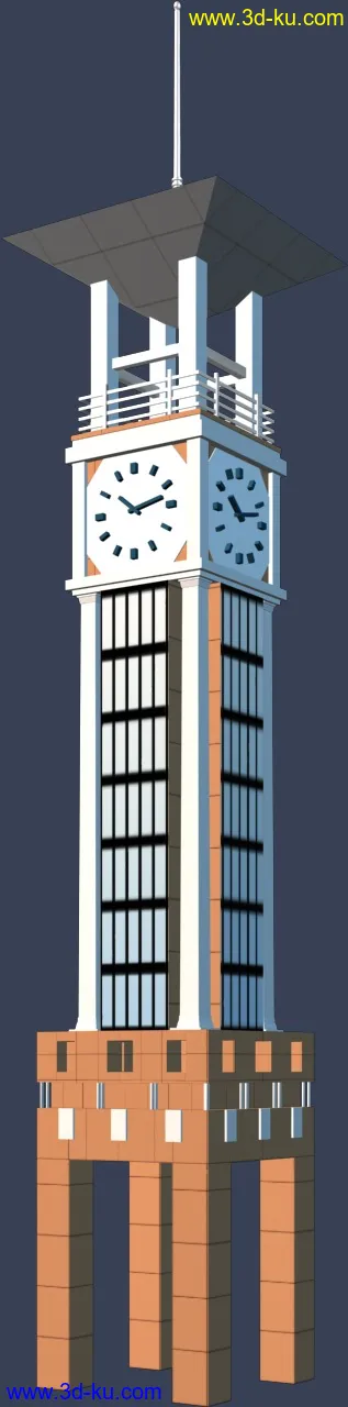 室外建筑模型---钟楼的图片7