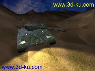 3D打印模型呼呼，一个破坦克。。。的图片