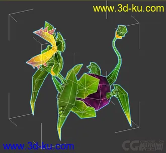 3D打印模型植物怪（地切草）的图片