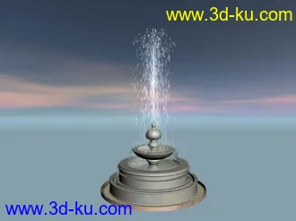 3D打印模型喷泉的图片