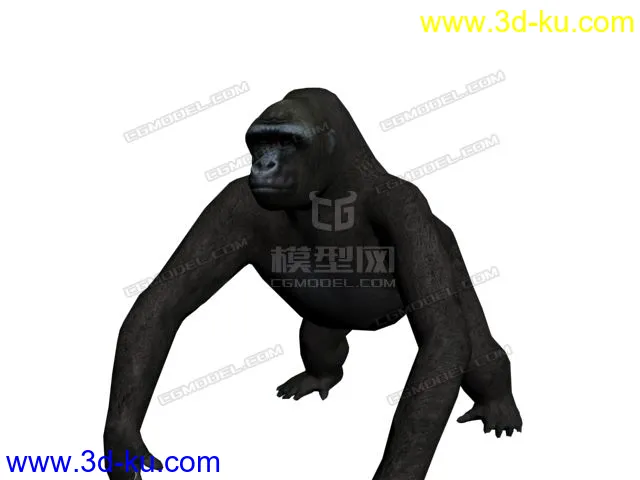 一只黑猩猩模型的图片2