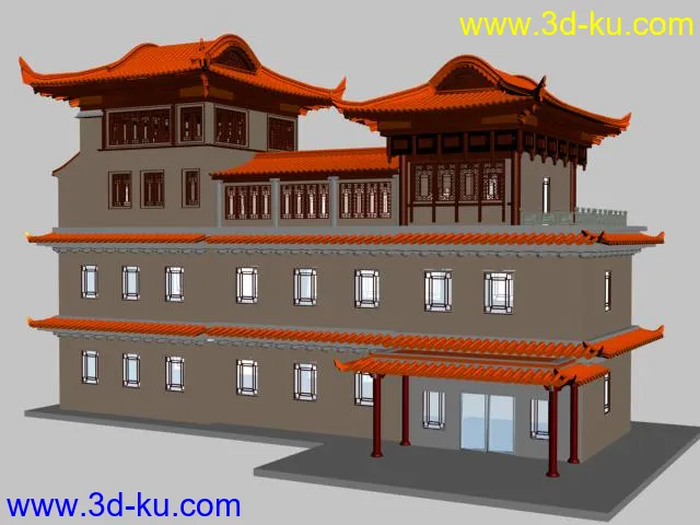 仿古建筑模型的图片1