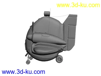 3D打印模型自己做的卡通小飞机(新手请多指点)的图片