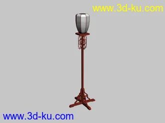 3D打印模型立式宫灯的图片
