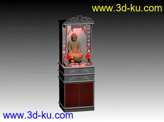 3D打印模型神龛的图片