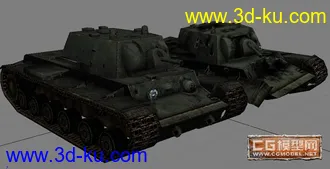 3D打印模型《战地１９４２》KV1坦克的图片