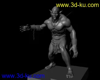 3D打印模型半兽人的图片