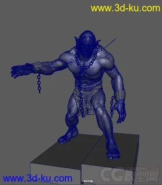 3D打印模型半兽人的图片