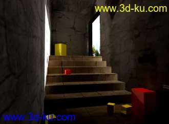 3D打印模型楼梯一角的图片