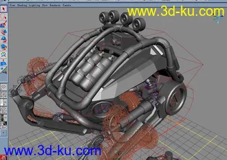3D打印模型ZYD一个很出名的机械文件带骨骼的图片