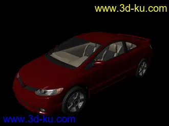 3D打印模型ＺＹＤ精细车模Honda_Civic的图片