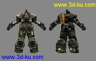 虚幻人物模型集合下载~超大贴图1024*1024的图片