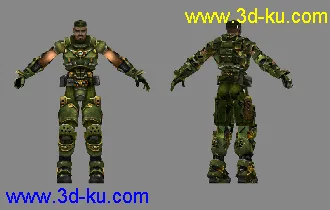 虚幻人物模型集合下载~超大贴图1024*1024的图片