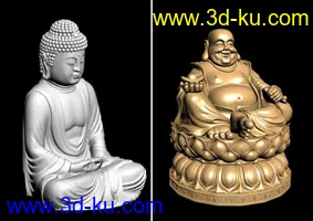 3D打印模型弥勒佛的图片