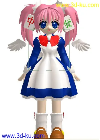 3D打印模型可愛mm的图片