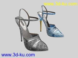 3D打印模型超级精美女鞋！！！！的图片