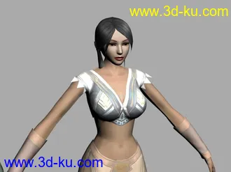 3D打印模型女性人物角色002_法师或祭司的图片