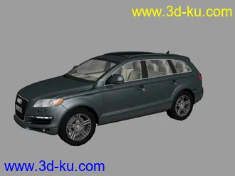 3D打印模型车系列之一:Audi_Q7精模下载带贴图的图片