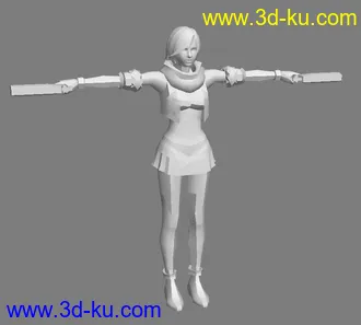 3D打印模型发个混乱军团的MM，哪位有空帮整理一下贴图!!!(MAX8)的图片