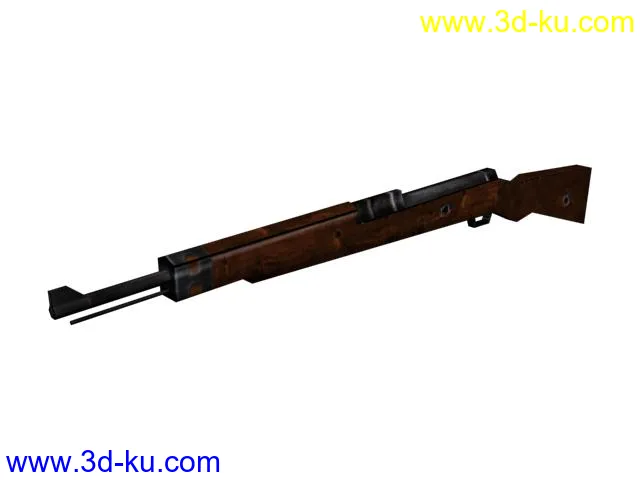 超低面 二战使用枪类 (4把3ds+max模型的图片1