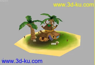 3D打印模型Q版一场景，吴的图片