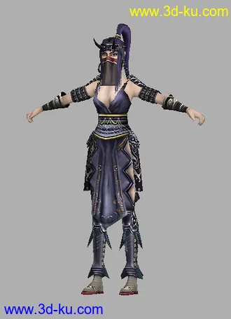 3D打印模型黑刺客-----女女的图片