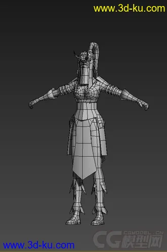 3D打印模型黑刺客-----女女的图片