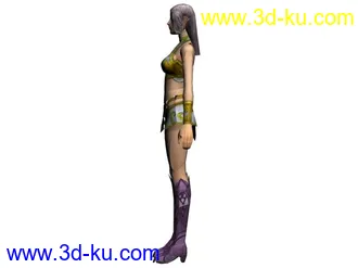 女性角色模型003(女战士型的图片