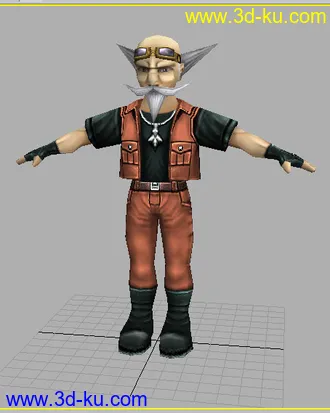 3D打印模型卡通Q人--老男的图片