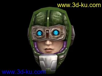 原创模型-----科幻人头的图片