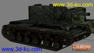 3D打印模型《战地１９４２》KV2坦克的图片
